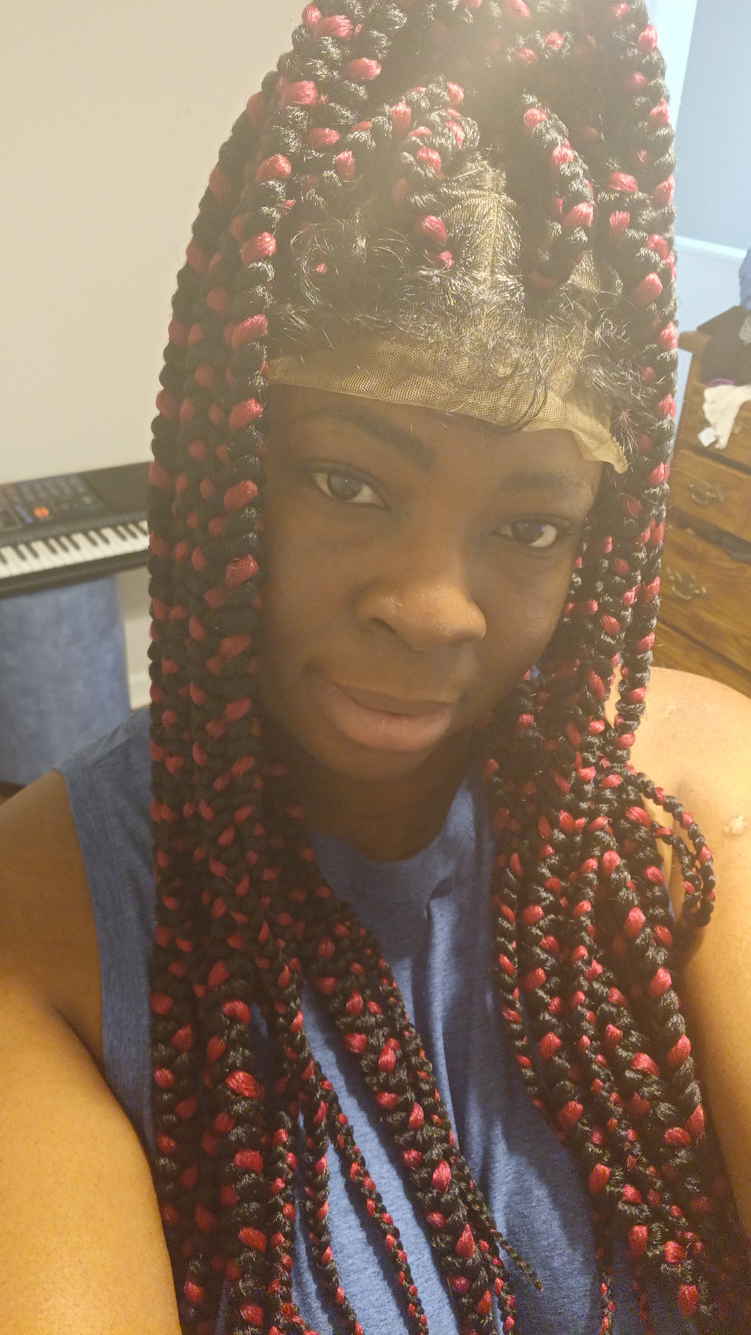 Georgeous braided wig 32 inches for everyday wear several colours