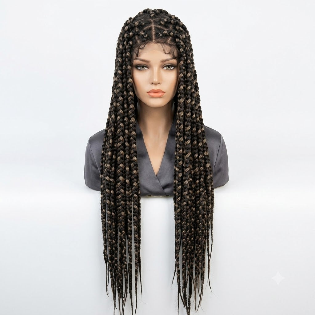 Georgeous braided wig 32 inches for everyday wear several colours