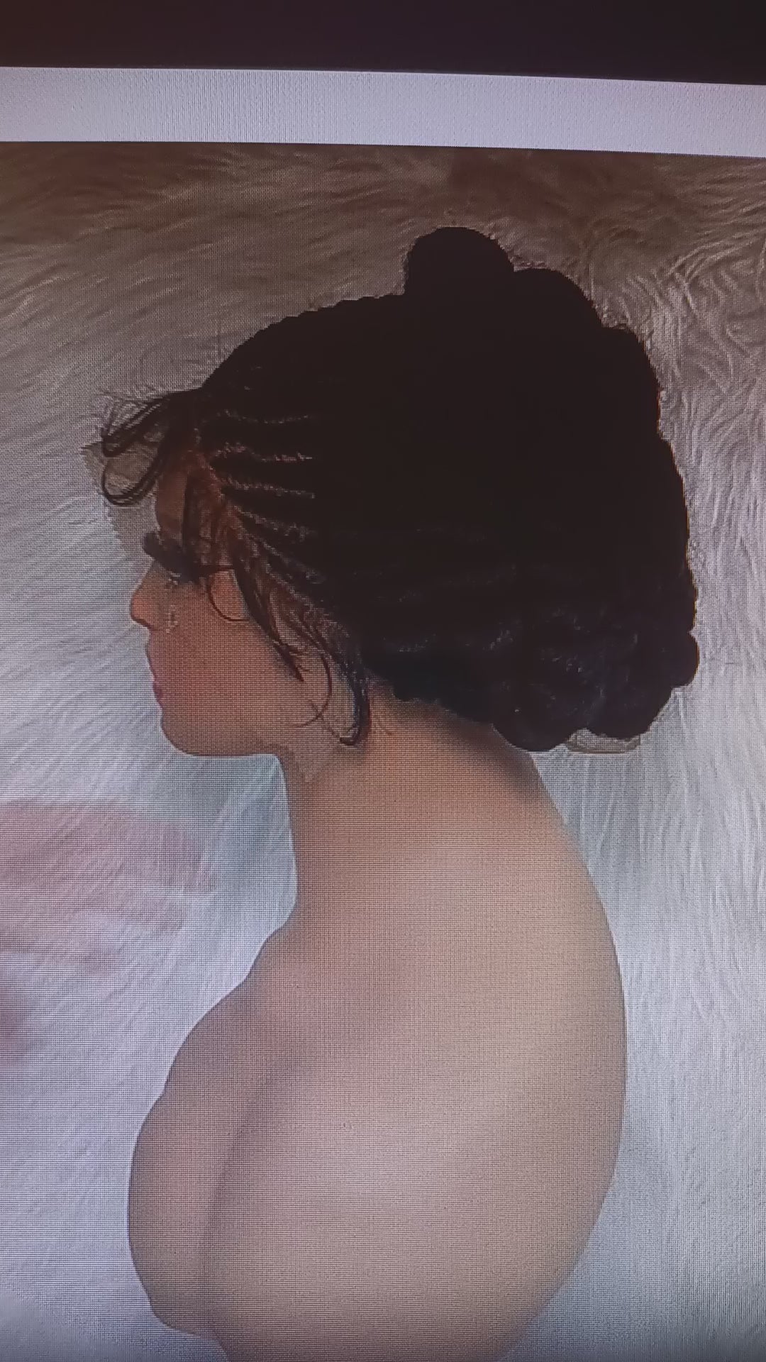 New Synthetic Full Lace Handmade Bantu Braided Wigs African Hair Wig for Black Women Short Cute Knotless Box Braiding Wig